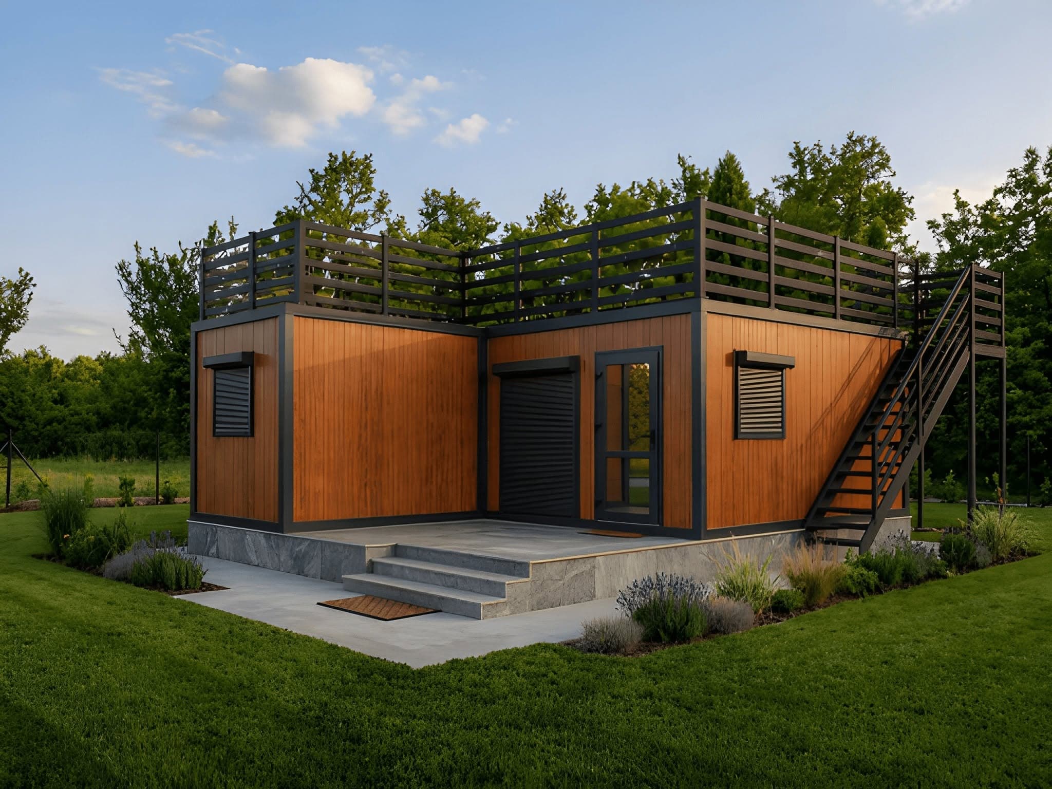 Modul sa krovnom terasom
